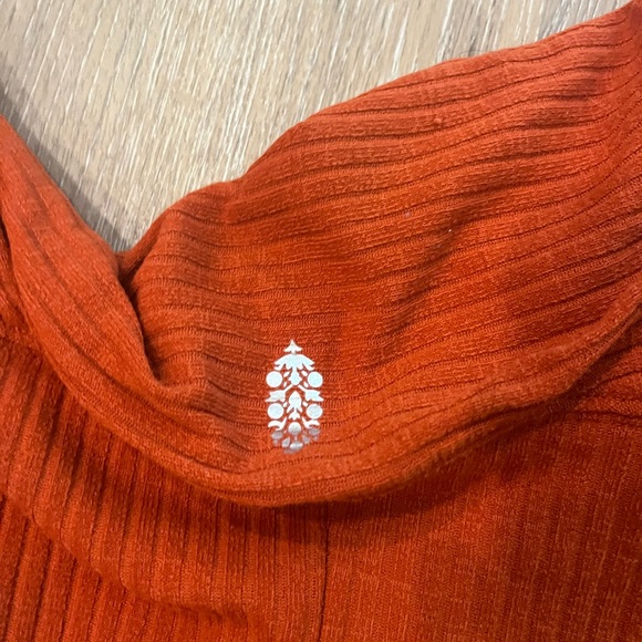 Free People Movement Turtleneck Orange - Picture 5 of 6